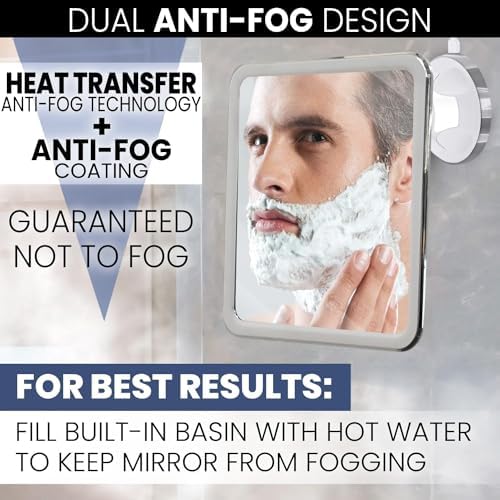 Mirrorvana Anti-Fog Daily Shave Mirror