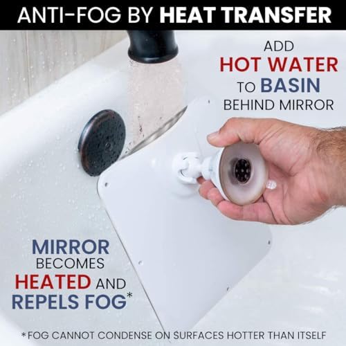 Mirrorvana Anti-Fog Daily Shave Mirror