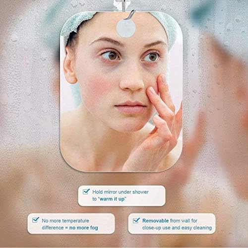 Fog-Free Shower Mirror Set LargeSmall
