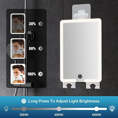 Fogless Heated Shower Mirror for Shaving