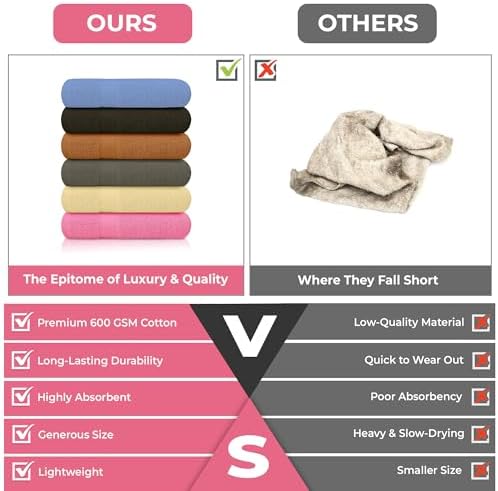 Luxury 100 Cotton Bath Towels
