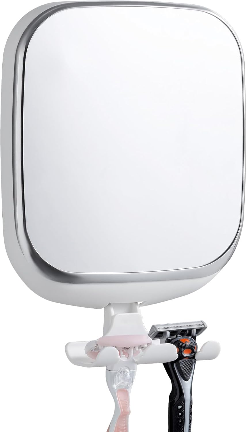 Waterproof Shatterproof Folding Mirror for Shaving Makeup Removal