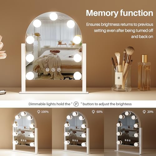 Bright Durable and Rotating Makeup Mirror