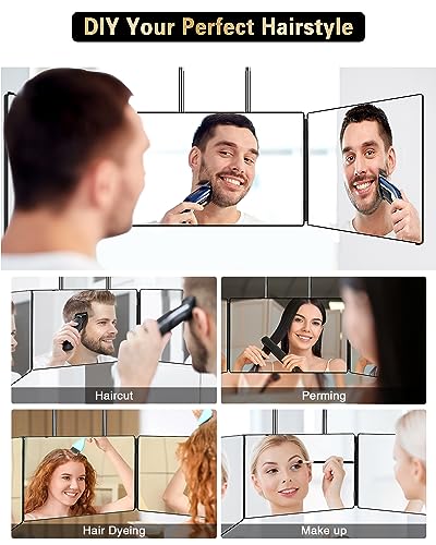 360-Degree Self-Hair Cutting Mirror