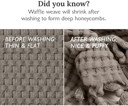 Modern Honeycomb Waffle Towels