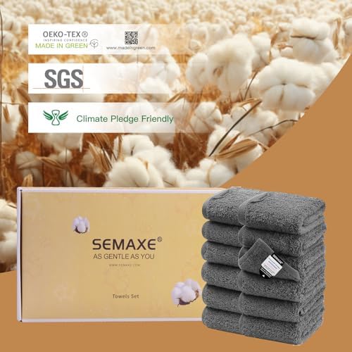 Premium 13x13 Cotton Grey Wash Cloths Set with Hanging Loops