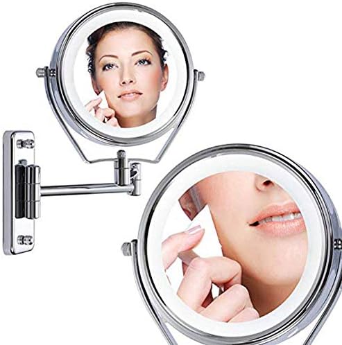 6-inch Two-Sided 7X Magnification Shaving Mirror