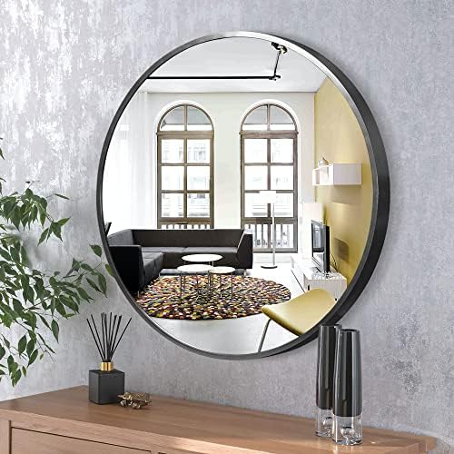 Large Circular Wall Mirror