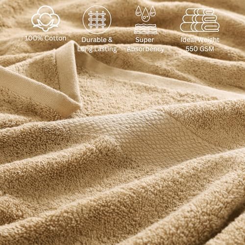 Transform Your Bath Selection with LANE LINEN 24-Piece Cotton Towel Set