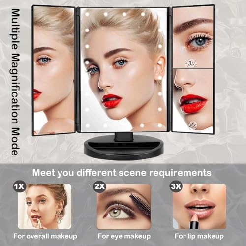 FOVEO Tri-fold Vanity Mirror