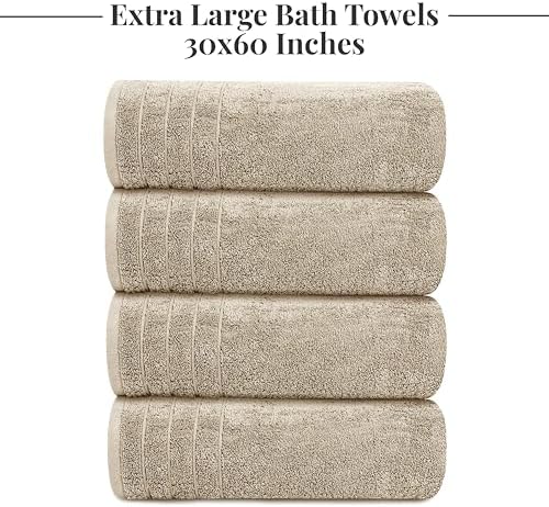 Extra Large Bath Towels for Comfort