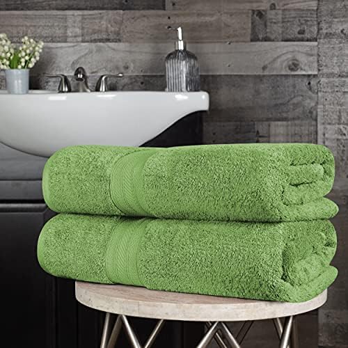 SuperiorLong Staple Combed Cotton Bath Sheet Set 2-Piece