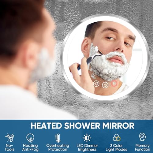 Heated Showers with Real Glass