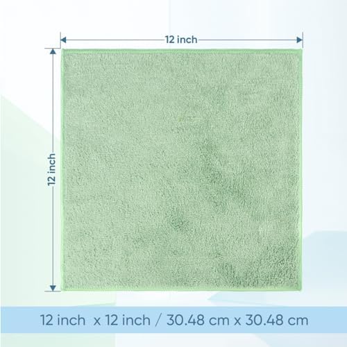 HOMEXCEL Microfiber Washcloths 24-Piece Set