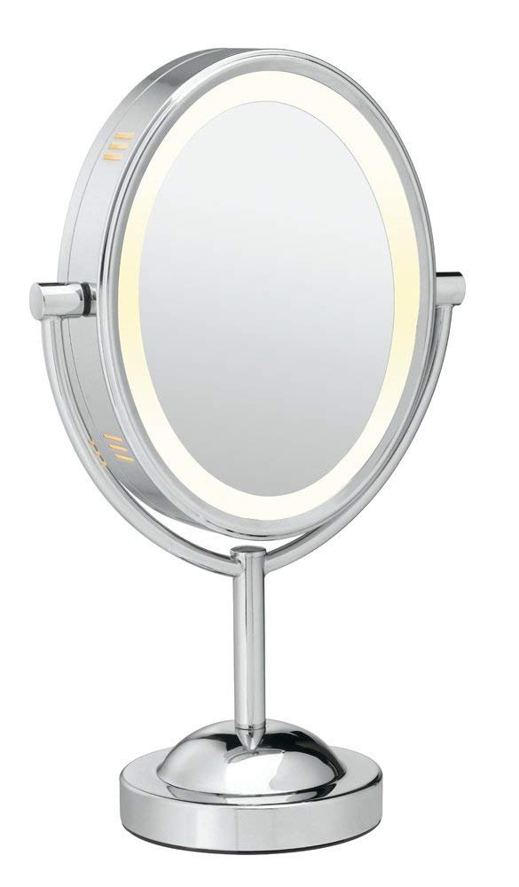 Beauty Mirror Lighted Makeup Mirror 1X7X Polished Chrome