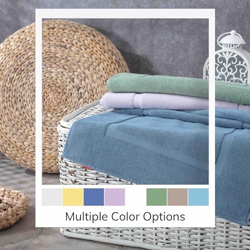Luxury 2-Piece Cotton Bath Mat Set