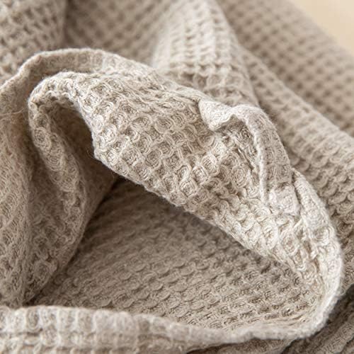 100 Linen Washcloth Set for Sensitive Skin