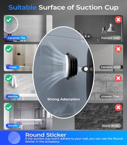 Gospire Heated Shower Mirror - Experience Smooth Shaving in the Bathroom