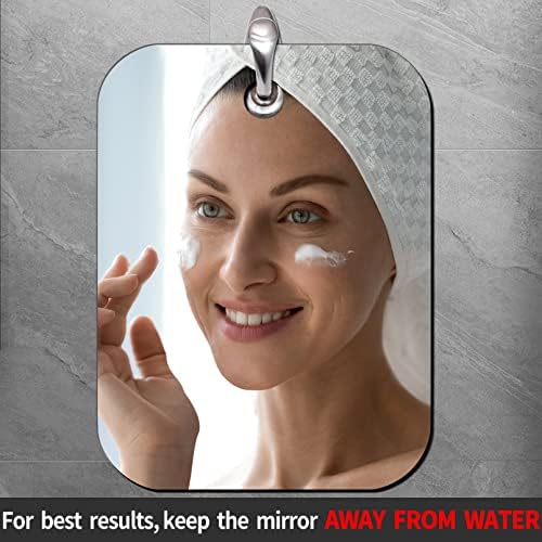 Durable ShatterPROTECT Shaver Mirror for Travellemen
