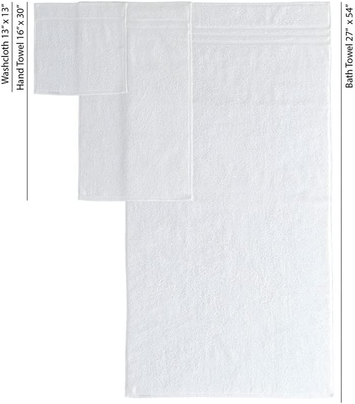 Beautiful Premium Turkish Cotton Bath Towels Set by Hawmam Linen