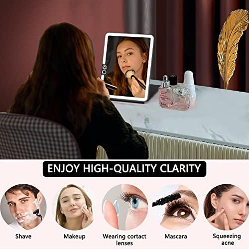Compact 72 LED Travelling Makeup Mirror with Touch Screen