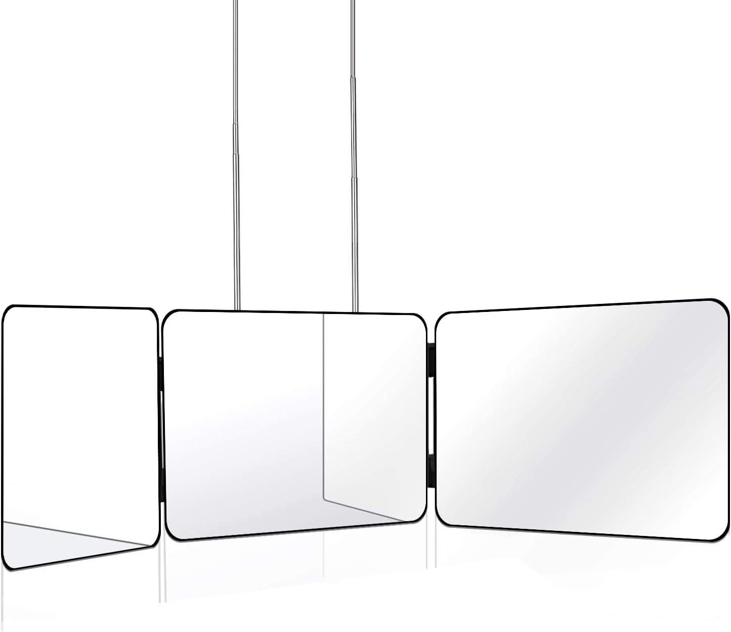 HD Self-Haircut Mirror with Adjustable Height