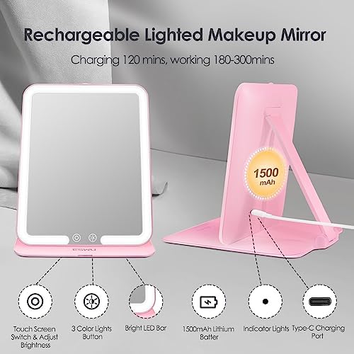 ESWU Portable Travel Makeup Mirror