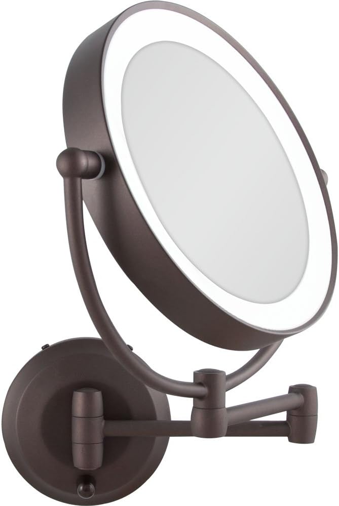 Zadro 11 LED Wall-Mounted Makeup Mirror with Shaving Function