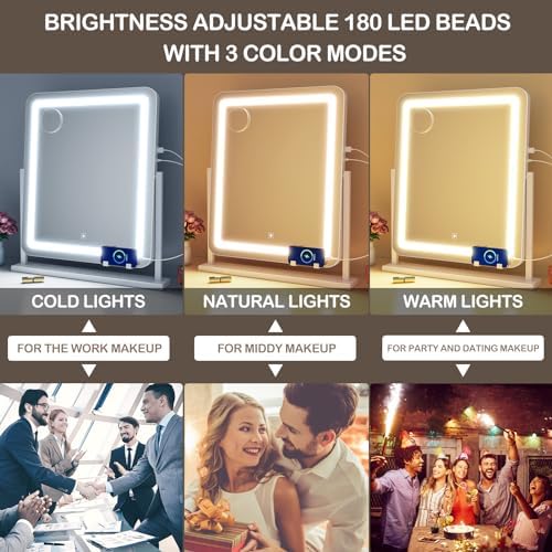 Gvnkvn Makeup Vanity Mirror