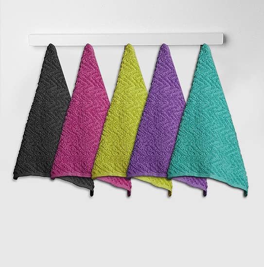 ZSUPERIA Zigzag Washcloth Set 16pc 12x12
