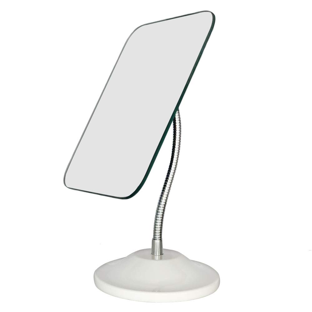 YEAKE Adjustable Flexible Gooseneck Makeup Mirror 360 Rotation Portable Vanity