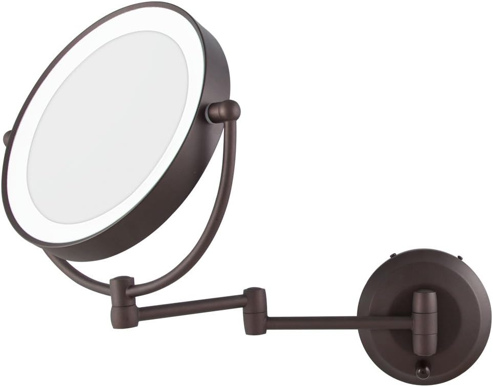 Zadro 11 LED Wall-Mounted Makeup Mirror with Shaving Function