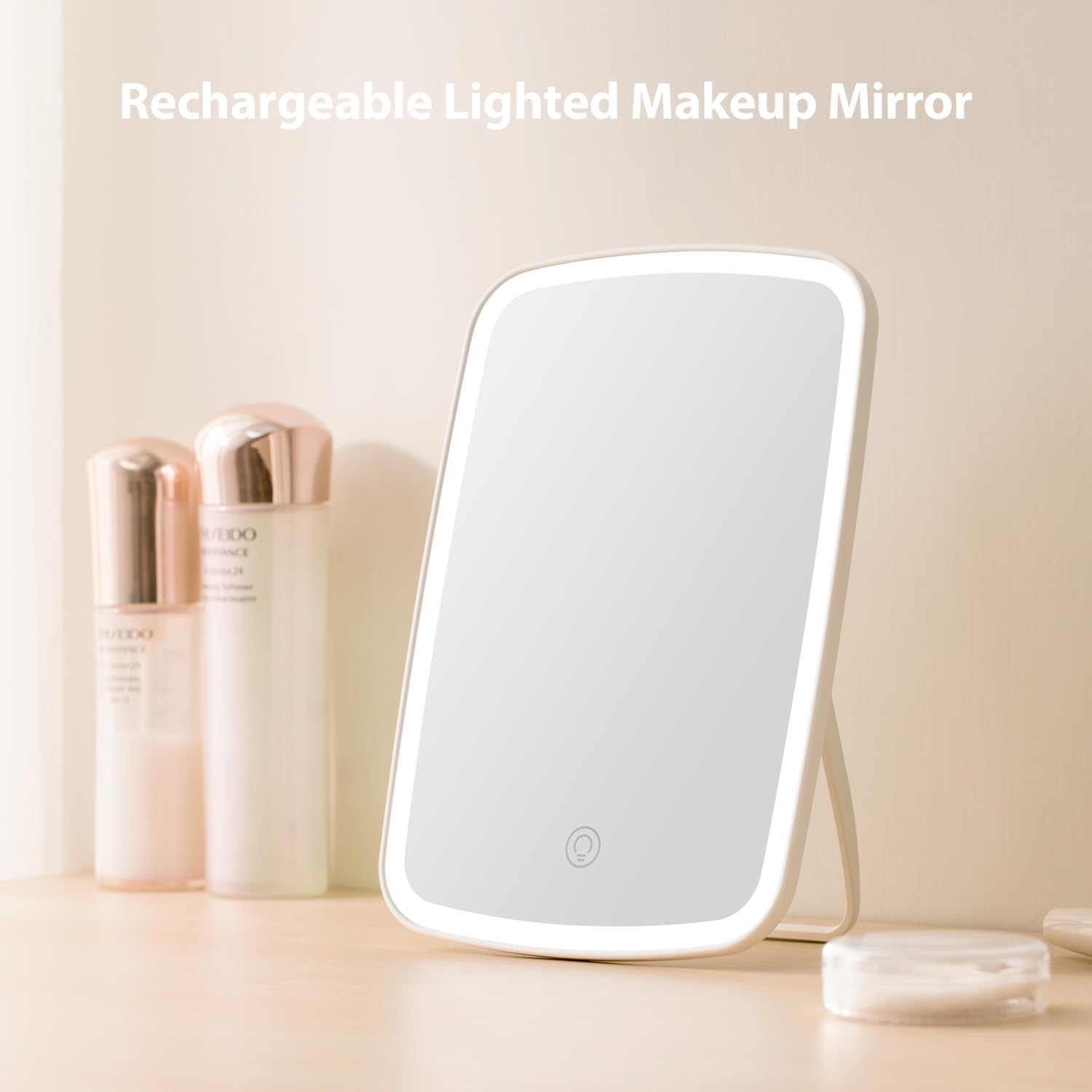 Rechargeable Makeup Mirror with Lights Portable