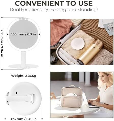 Makeup Mirror with 3 Light Modes
