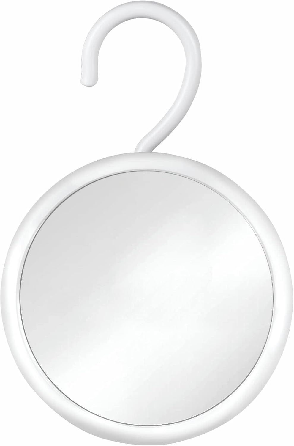 Mirrorvana Hanging Round Shower Shaving Mirror with 360 Swivel Hook Design