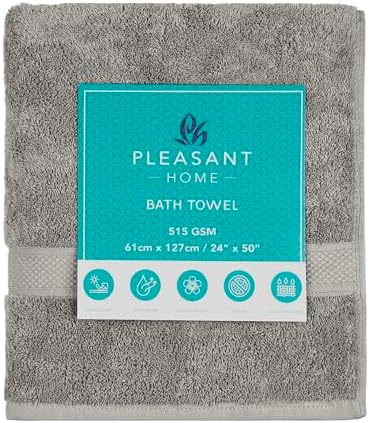Luxury Cotton Bath Towels 100 Soft Absorbent 6-Pack Set