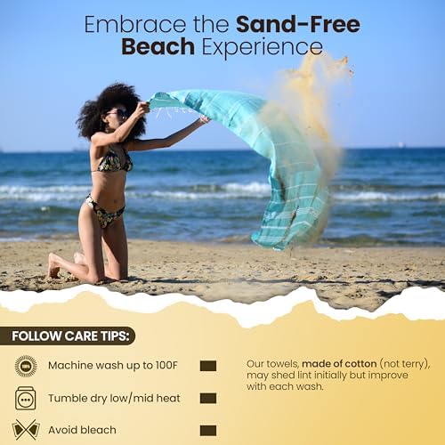 GOLD CASE Home Turkish Beach Towel Set