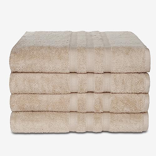 American Dawn Premium Bath Sheet Set - Linen Beige