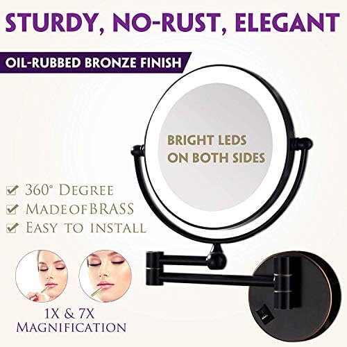 LCARY Travel Makeup Mirror