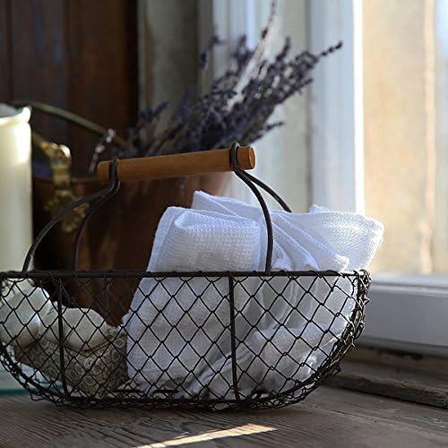 LinenMe Wash Cloths x4 12x12 Inch Optical White