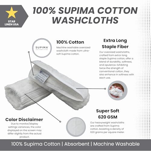 Supima Cotton Washcloth Set