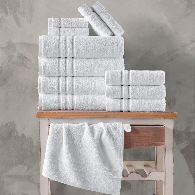 Luxurious Turkish Cotton Hand Towels Set for Bathroom Beyond