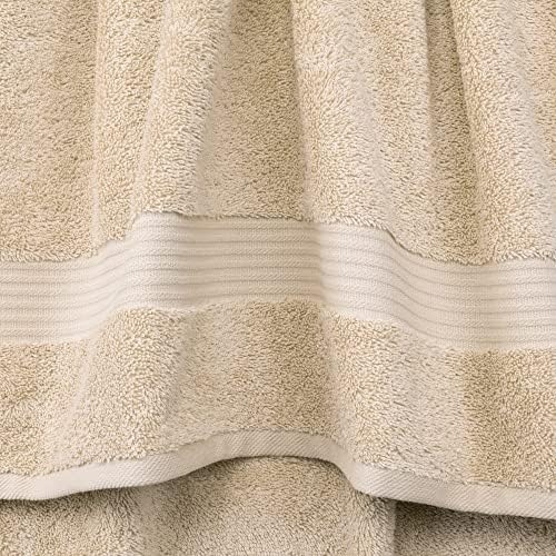Cotton Paradise 6 Piece Towel Set Beige
