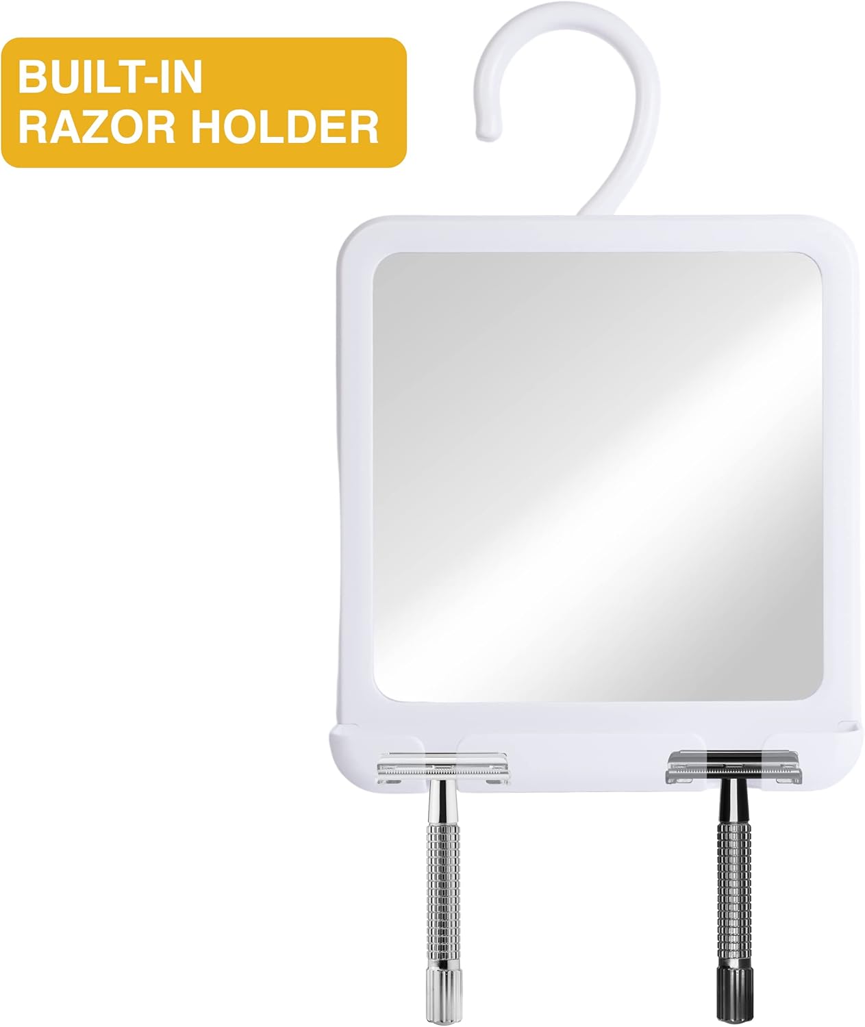 MirrorVana Dual Anti-Fog Folding Shatterproof Shower Mirror
