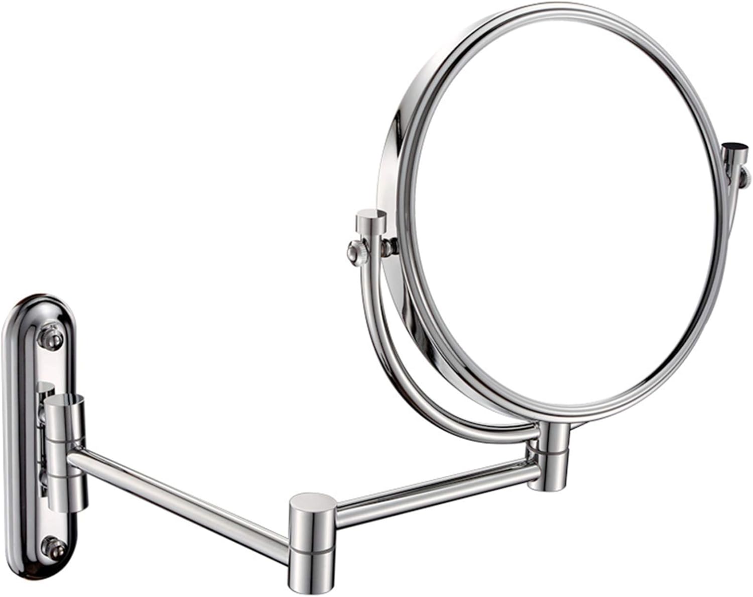 LCARY 2-Piece Aluminum Mirror for Travel