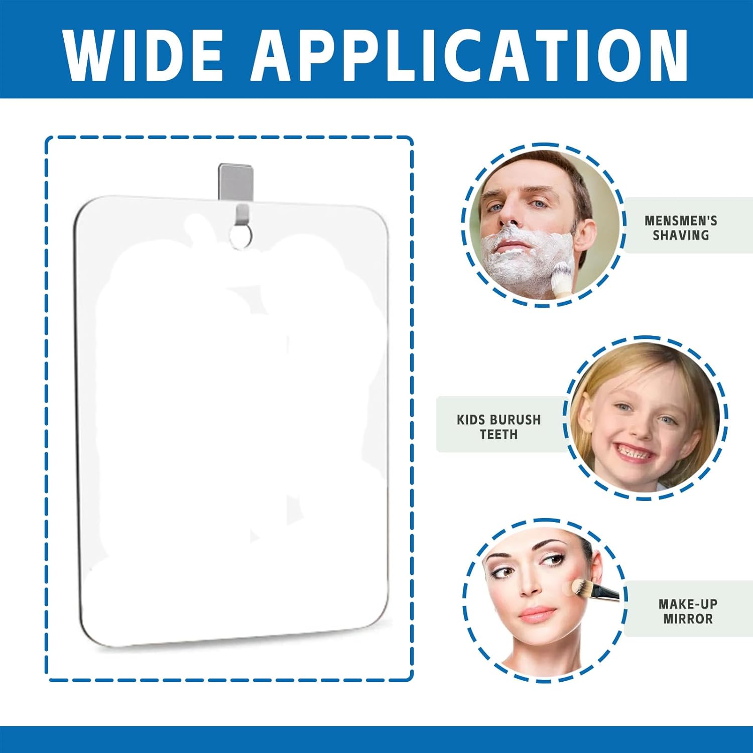 78x98-inch Fogless Shaving Mirror by CasaVibe