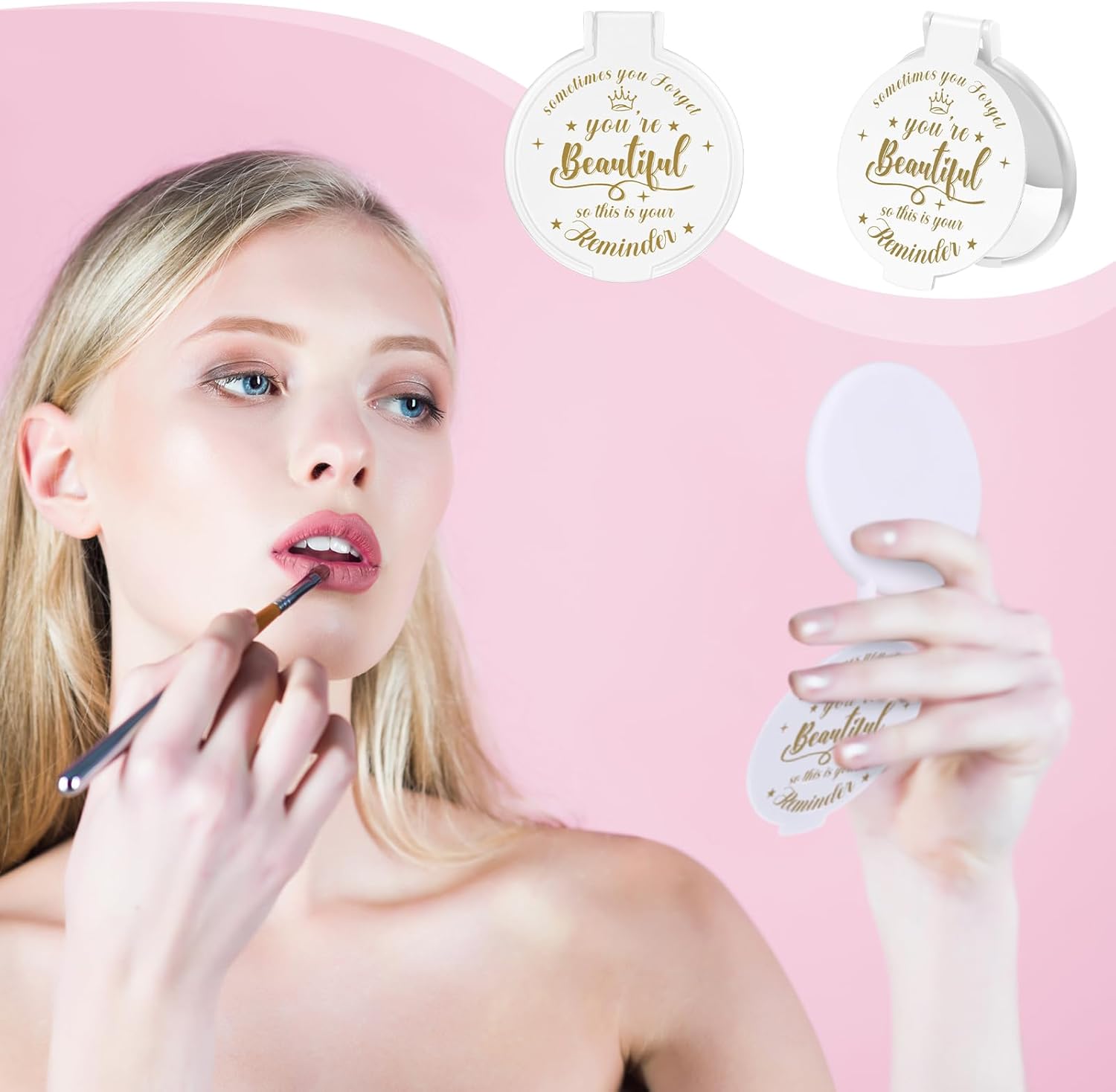 18 Piece Compact Mirror Set for Women