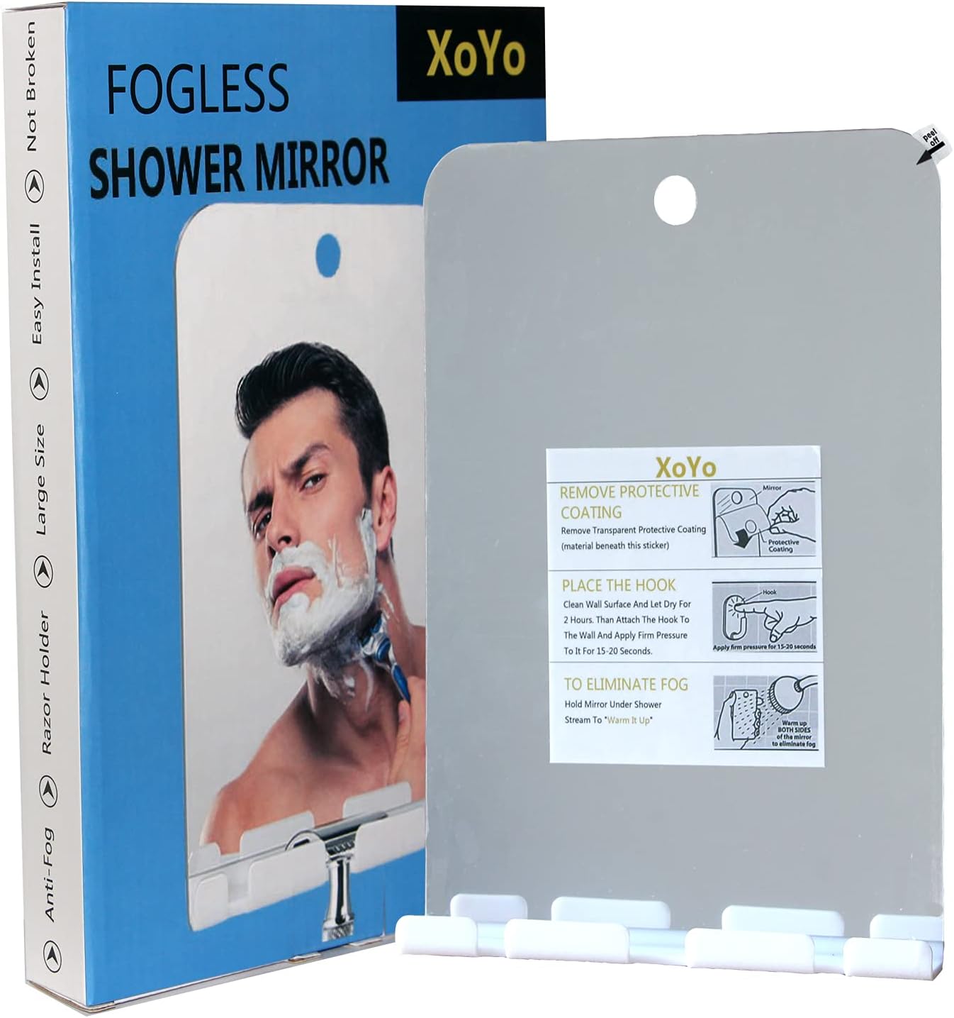 Fogless Washroom Mirror Large