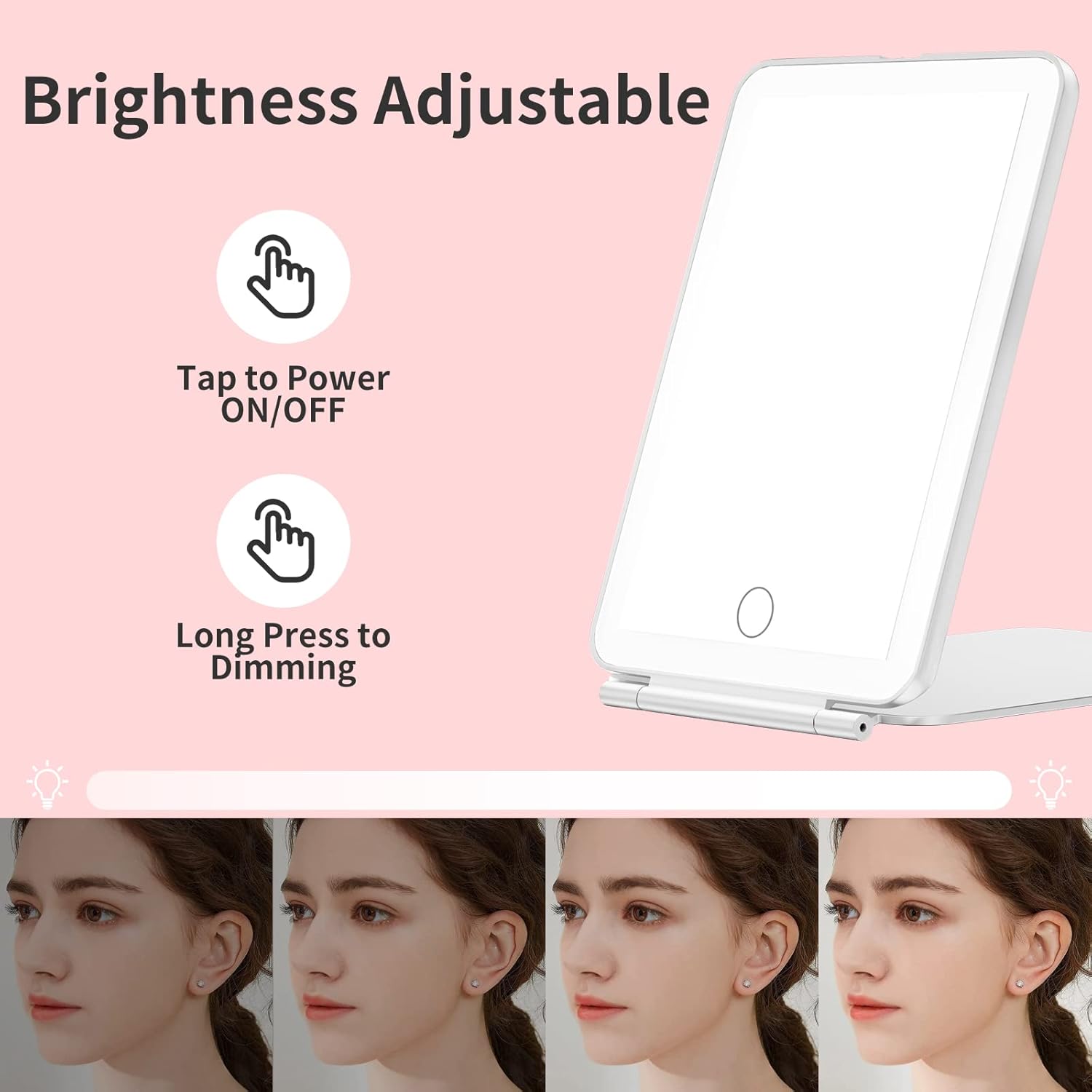 Mecion Makeup Mirror With 10X Magnification And 80 LED Lights 1
