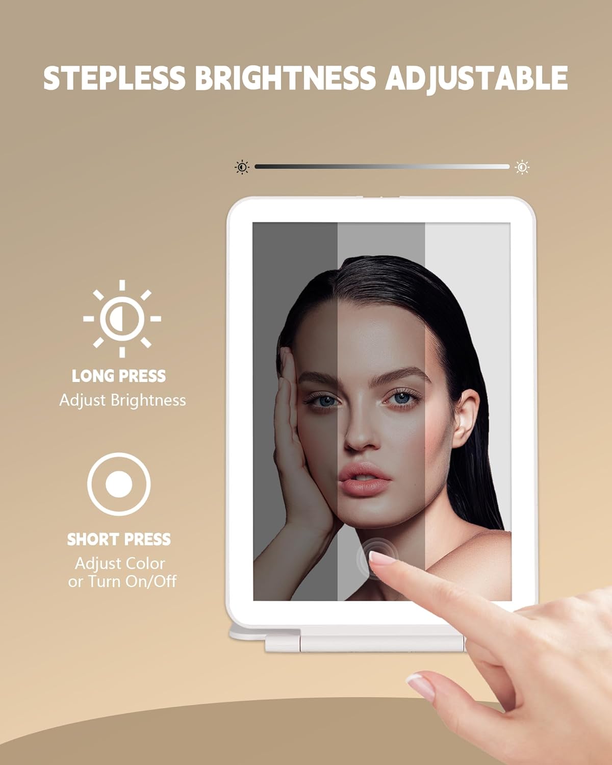 Perfect Make-up Mirror with Lights for Travelers